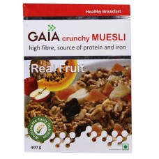 Gaia Crunchy Muesli - Real Fruit , 400 GM