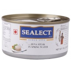 Sealect Tuna Steak - In Spring Water, 185 GM 
