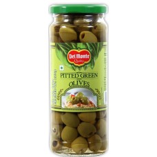 Delmonte Green Olives - Pitted , 450 Gm Jar