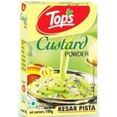 Tops Custard Powder - Kesar Pista