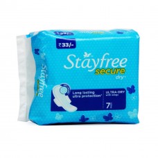 Stayfree Secure Dry - Ultra Dry With Wings