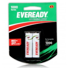 Eveready - Rechargeable Battery AA, Pack Of 2 PCs